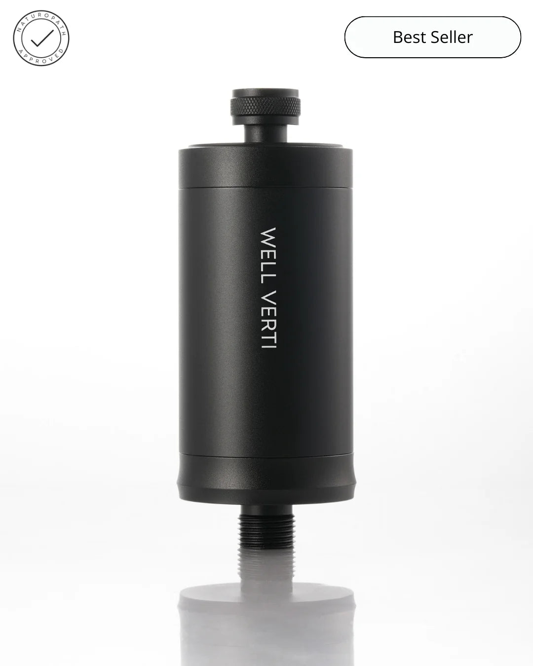 Wellness Pod ™ Shower Filter- Volcanic Black