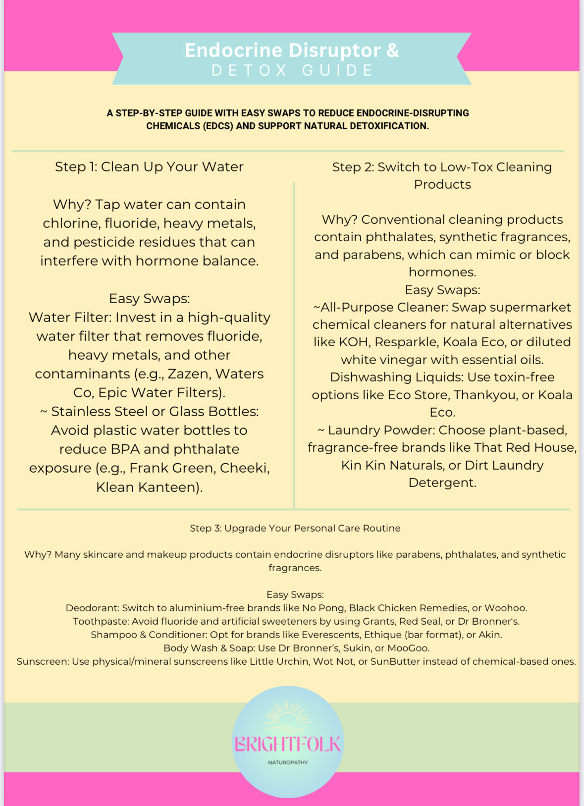 Endocrine Disruptor & Detox Guide
